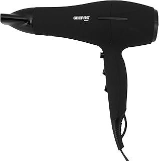 2200W Powerful Hair Dryer – 2-Speed & 3 Temperature Settings – Salon Quality with Cool Shot Function for Frizz Free Shine – Portable Elegant Hair Dryer with Ionic Function – 2 Years Warranty
