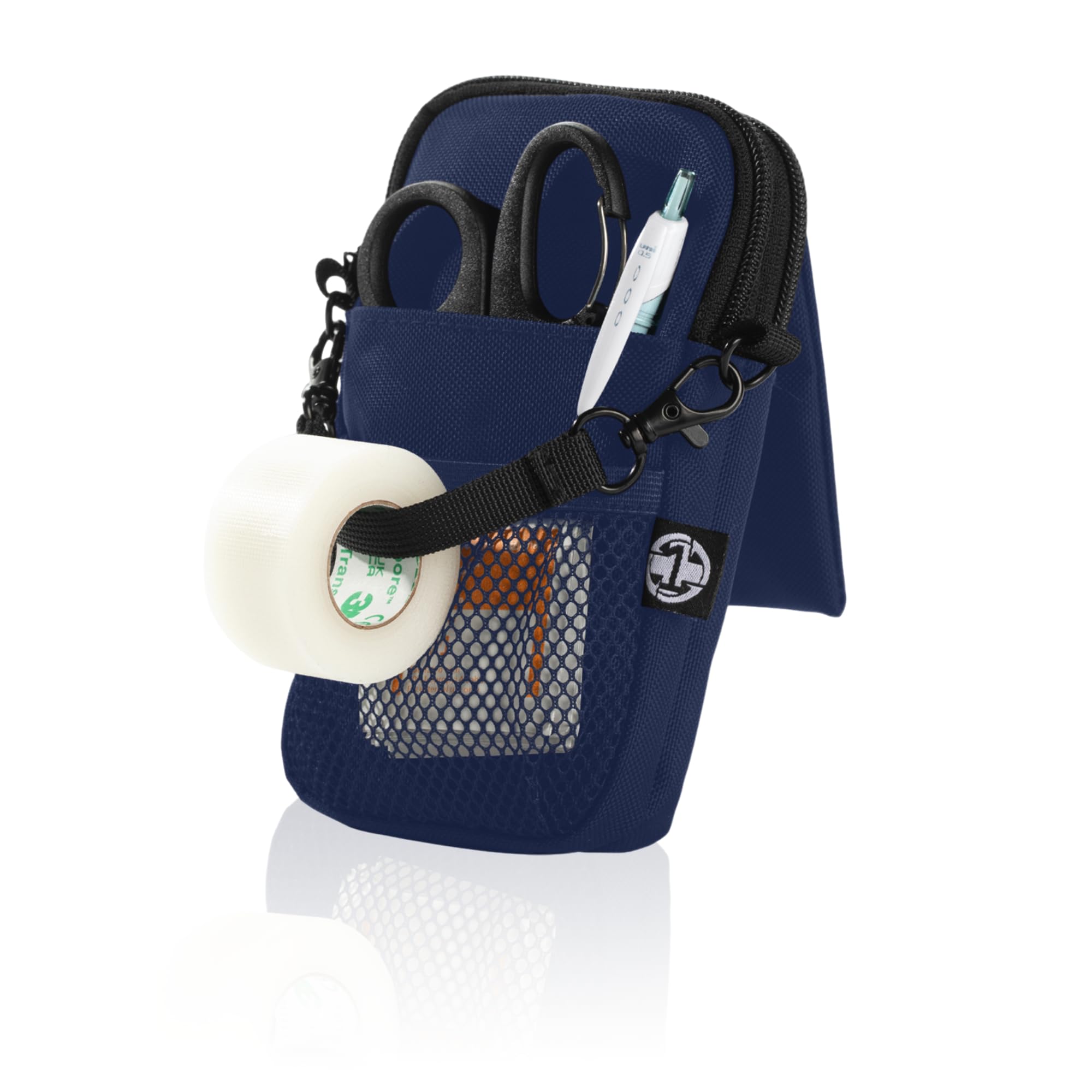 View 1 of ***PICTURE FOR REFERENCE***
First Lifesaver Nurse Fanny Pack Pocket Organizer for Nurses, Nursing Students | Traveling Waist Pack | Water-Resistant & Magnetic Closur (Navy)