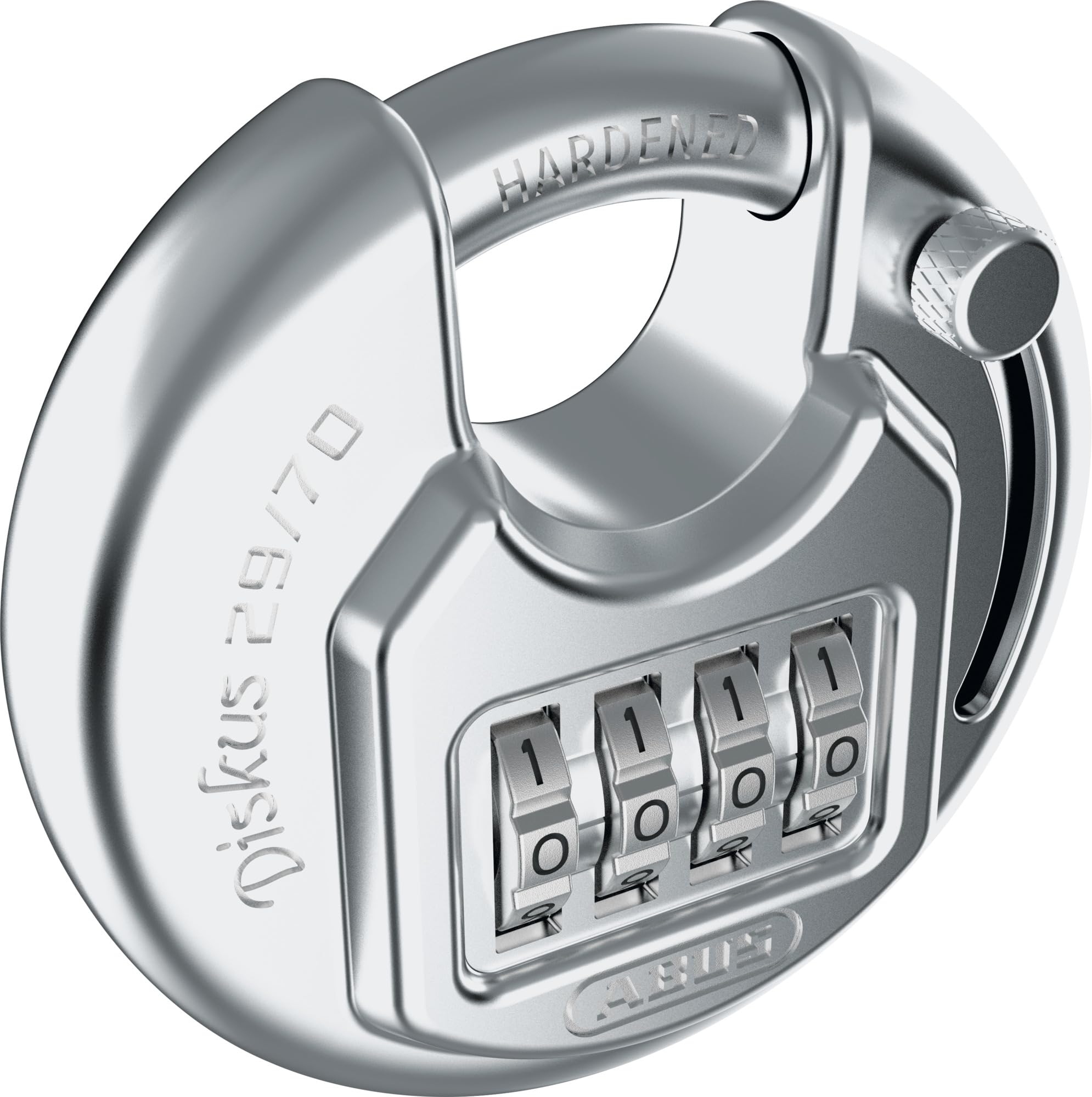 ABUS 29/70 Combo Diskus Padlock, Silver, 51 mm - Image 3
