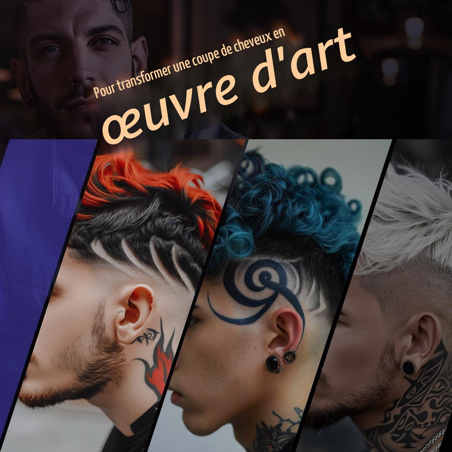 SUPRENT Tondeuse à Cheveux Hommes Professionnelle, Moteur Sans Balais