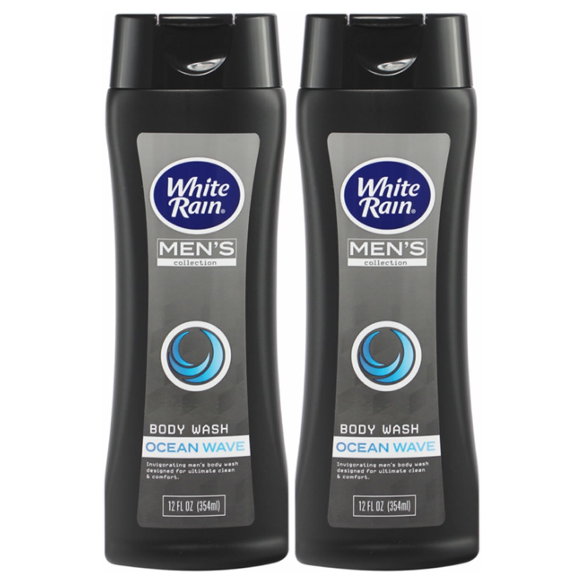 White Rain Mens Body Wash 12 fl oz Pack of 2 - Body Wash for Men with Vitamin