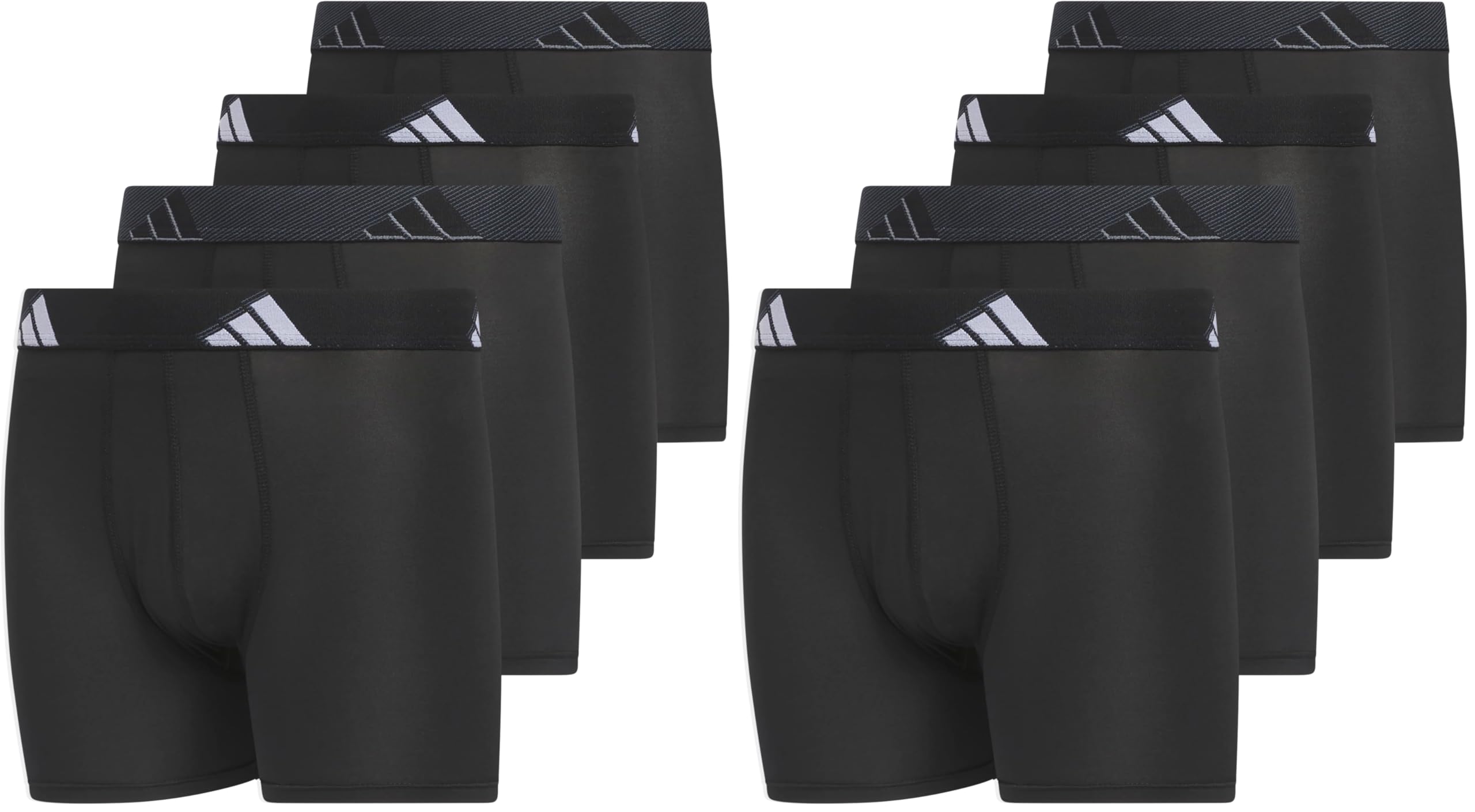 adidas Youth Microfiber Boxer Brief (Multipack) Athletic Underwear for Kids Boys