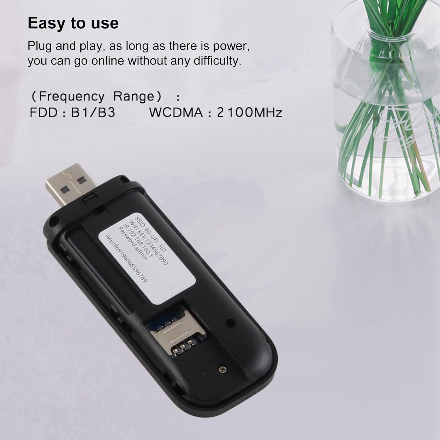Pocket WiFi Router, 4G LTE USB Mobile Hotspot Device with 150Mbps Speed, Portable Network Router for Travel, Car, Home and Office, Share Internet with Up to 10 Devices, Plug and Play