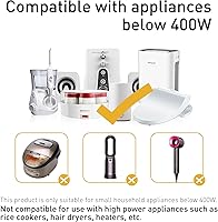 Vista 2 de SUNSHUN Convertidor de 500 W 110 V a 220 V Transformador de voltaje elevador 110 V/120 V a 220 V/240 V con 2 enchufes de salida