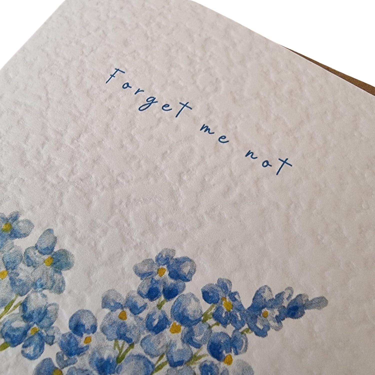Handmade Forget Me Not Sympathy Cards - Thinking of You & Bereavement Card Multipack or Single - Condolence, Sorry for Your Loss UK Made (Pack of 10 cards and envelopes) - Image 4