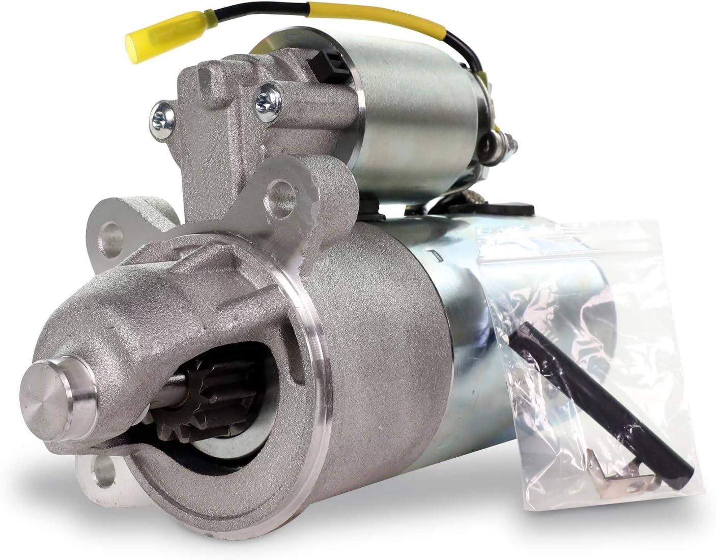 Premier Gear PG-3267 Starter Replacement for Ford Auto & Truck, Crown Victoria, E Series Vans, Expedition, Mustang, Town Car 4.6L 4.6 92 93 94 95 1992 1993 1994 1995 SA-789 SA-808, Silver