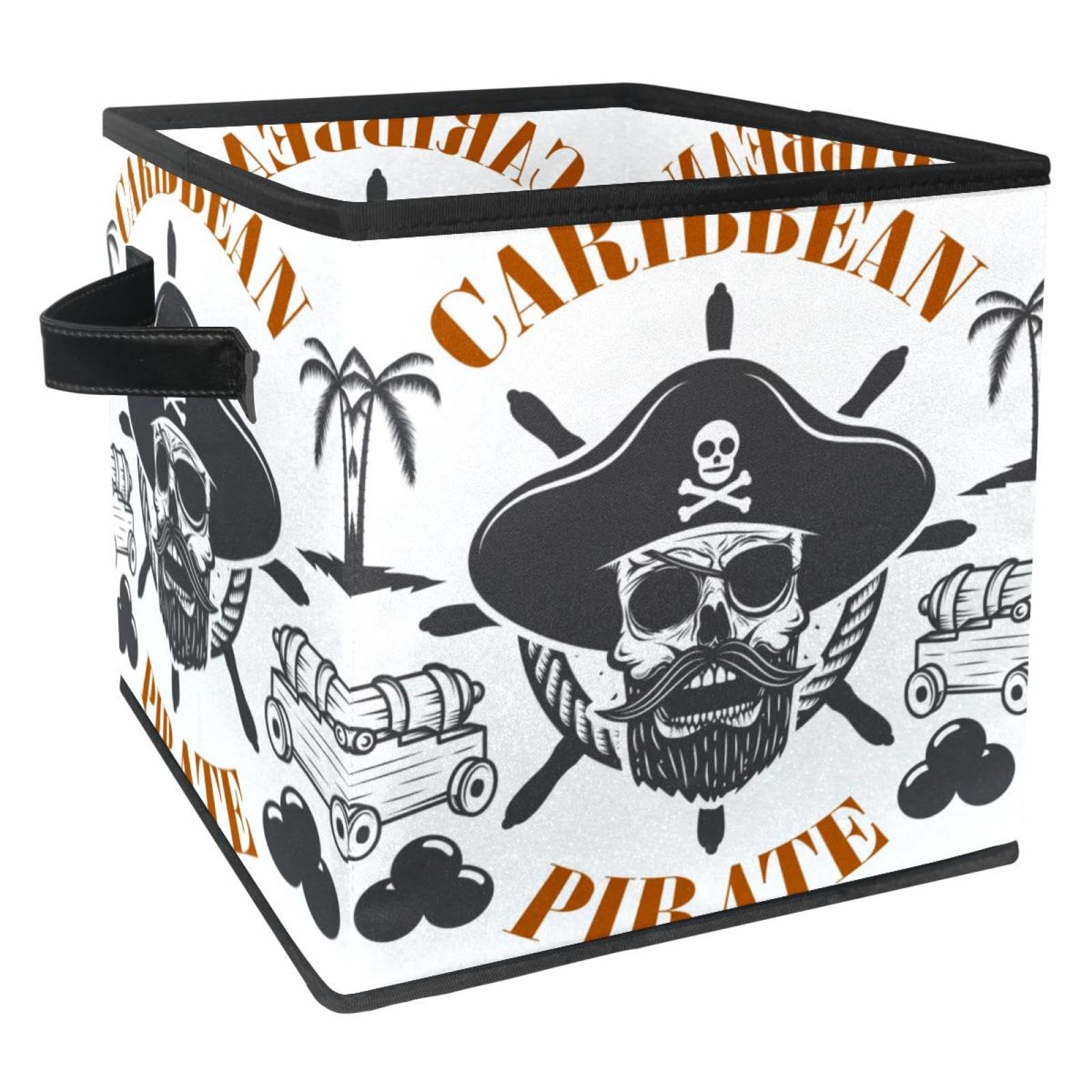 Boîte de rangement pliable Pirate des Caraïbes en tissu cube pour jouets et chambre d'enfant
