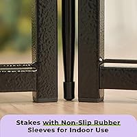 Vista 6 de SunsGrove Corralito para perros al aire libre, resistente de 32 pulgadas, 8 paneles, corralito para perros pequeños y medianos, cerca para perros