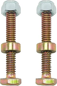 Review (2pk) 500026MA Snow Thrower Shear Pins Bolts & Nuts and Spacers fits Murray 500026 1501216ma 301172