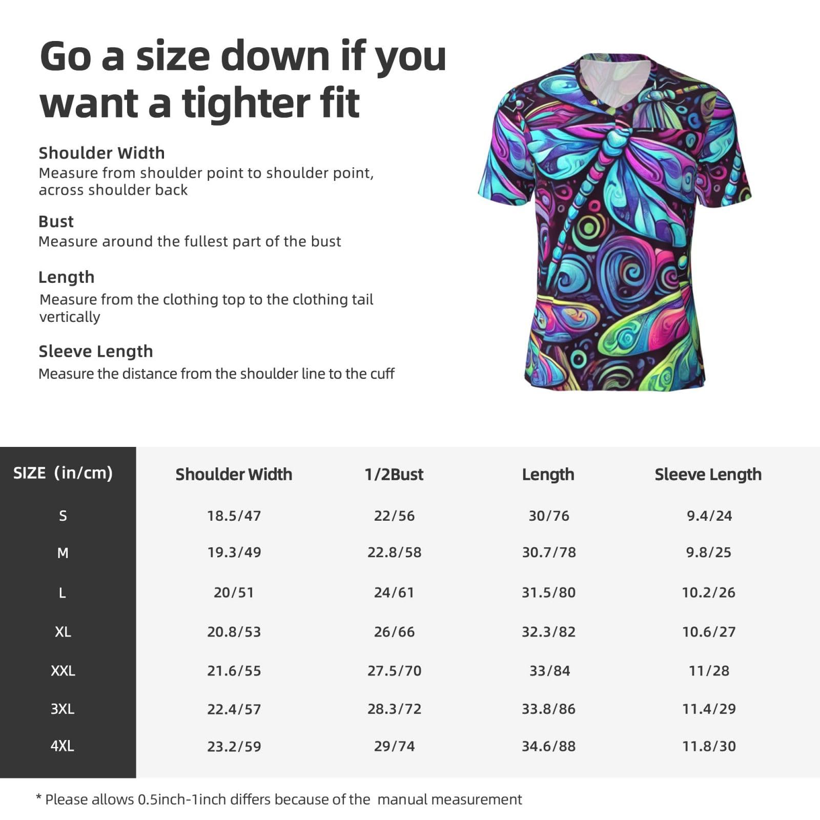 Stylish Athletic Sports Jersey Colorful-Psychedelic-Butterflies Men's Rugby Jersey 3X-Large