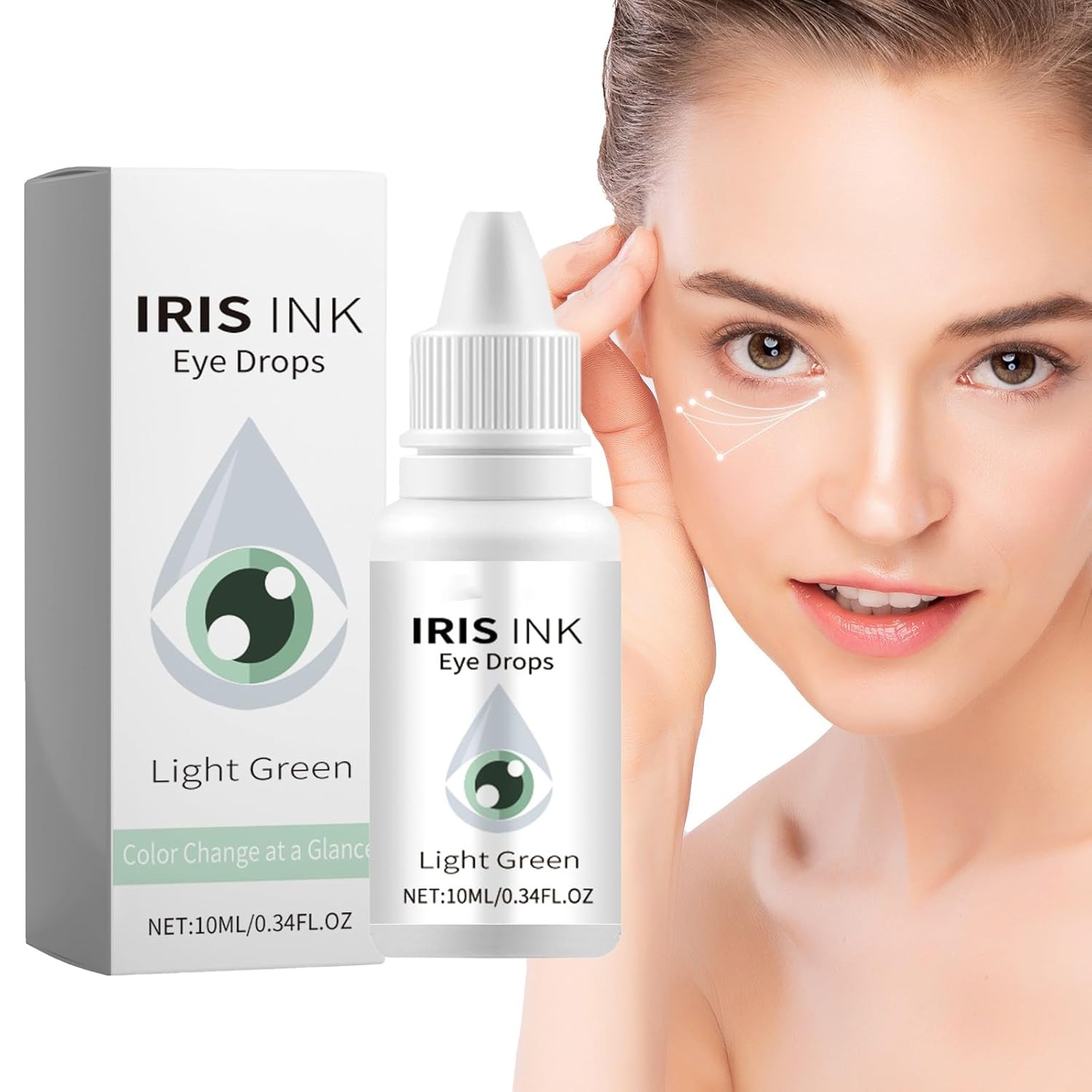 fokesty Eye Color Changing Drops, Fancy Eye Drops Change