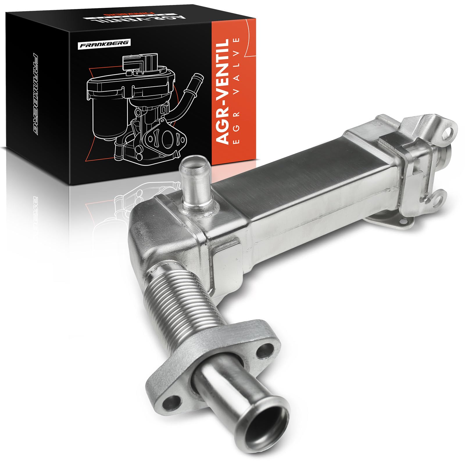 Frankberg Vanne EGR de recirculation des gaz d'échappement 11717790065 | Compatible avec: Série 3 E46, Série 6 Cabriolet E64, Série 3 Cabriolet E46, Coupé Série 3 E46, Série 5 E60
