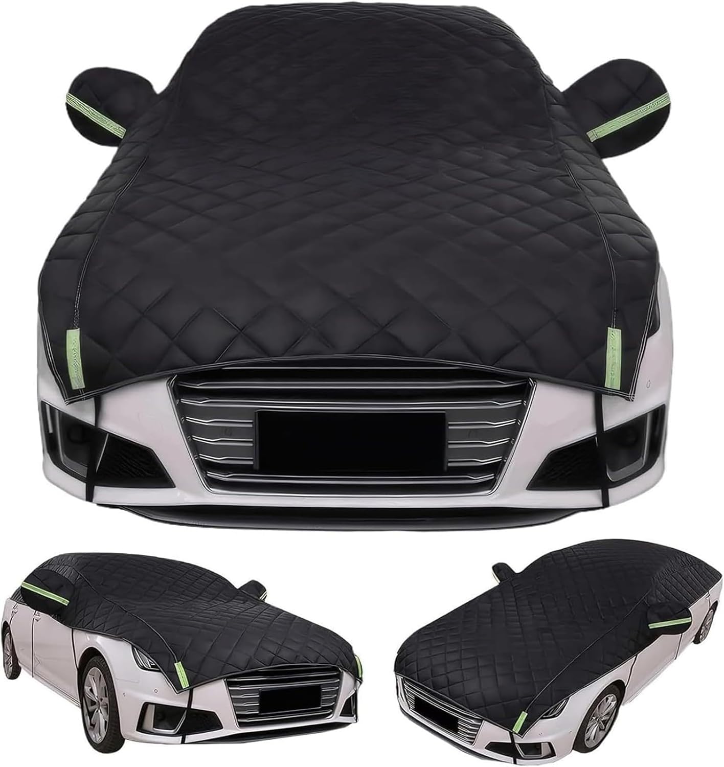 Car Cover Hail Protector for Lexus RX RX350 RX350H RX450H RX500H (2003-2025), Outdoor Waterproof 5-Layer Padded Anti-Hail Half Car Covers, Thickened Hail Blanket Scratchproof Sun-Resistant