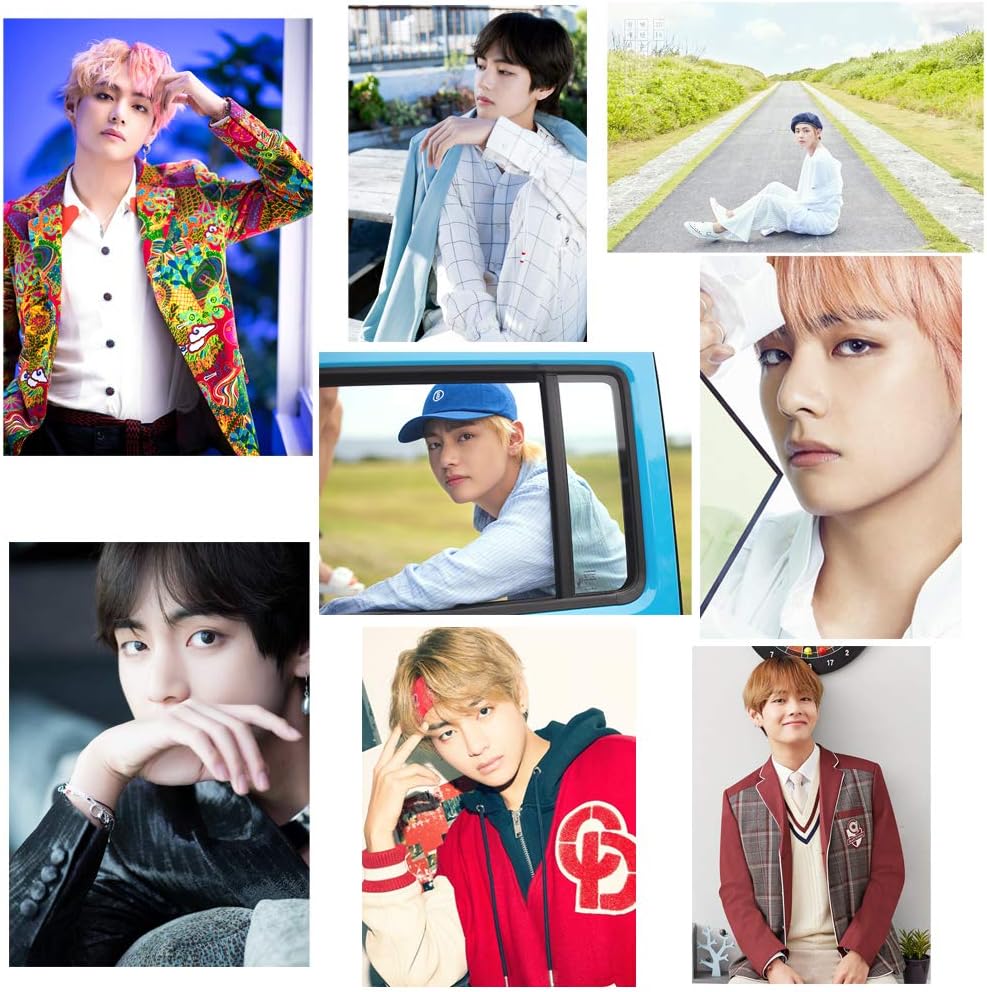 AhlsenL Kpop Bangtan Boys Love Yourself Poster 8 Sheets (V)