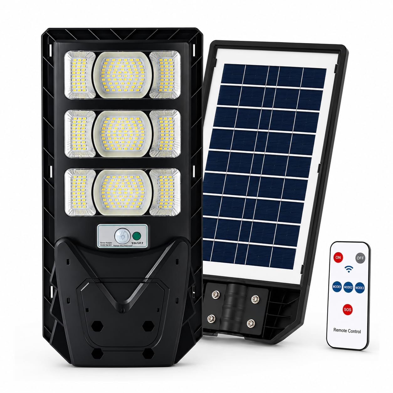300W Solar Street Light Outdoor Waterproof with Motion Sensor & Remote Control | LED Solar Flood Light for Farmhouse, Garden, Parking, Gate & Security Use-image-8