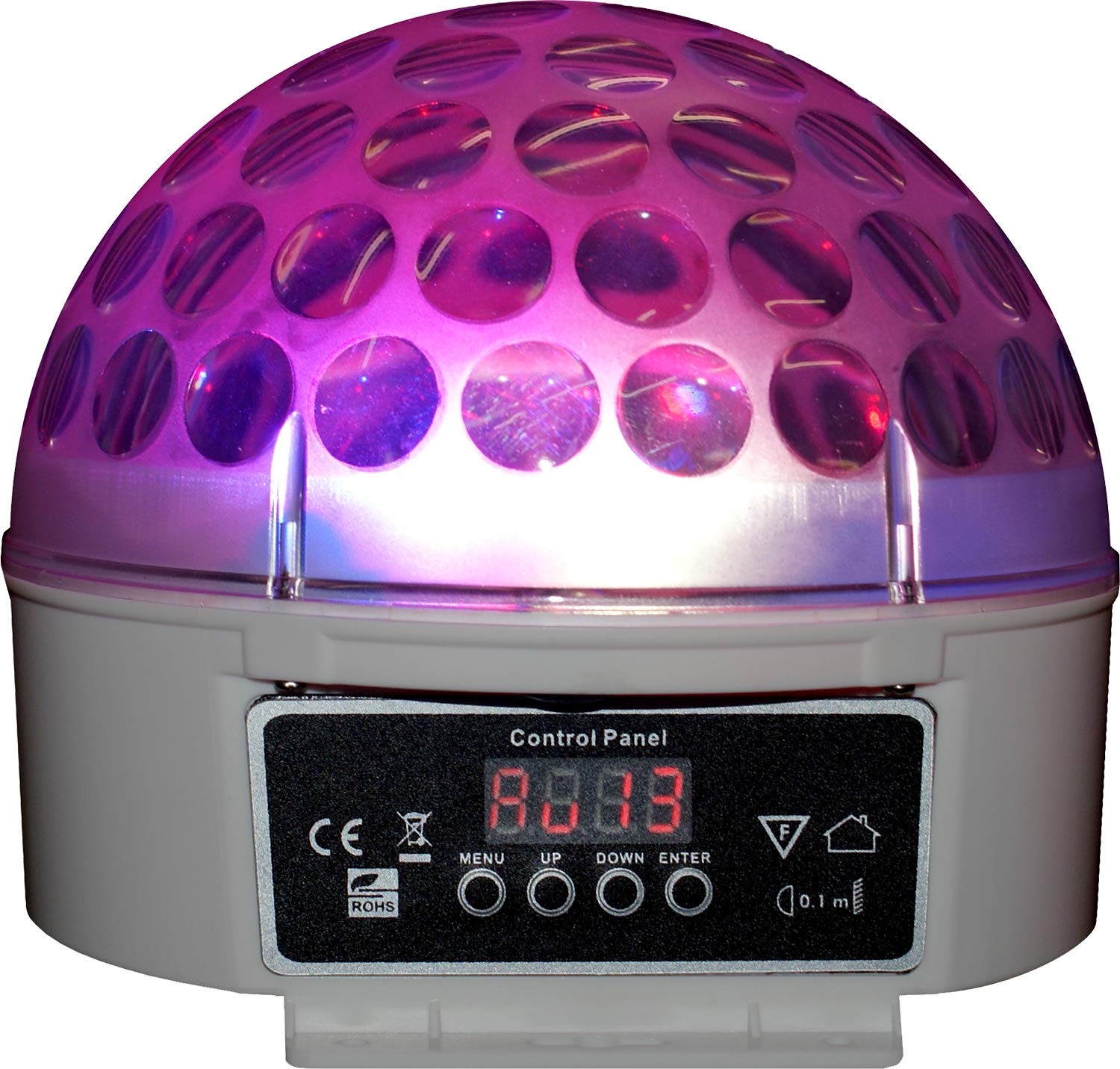 Blizzard LightingSnowball 4 X 3 Watt 4 Color Mirror Ball Type Effect