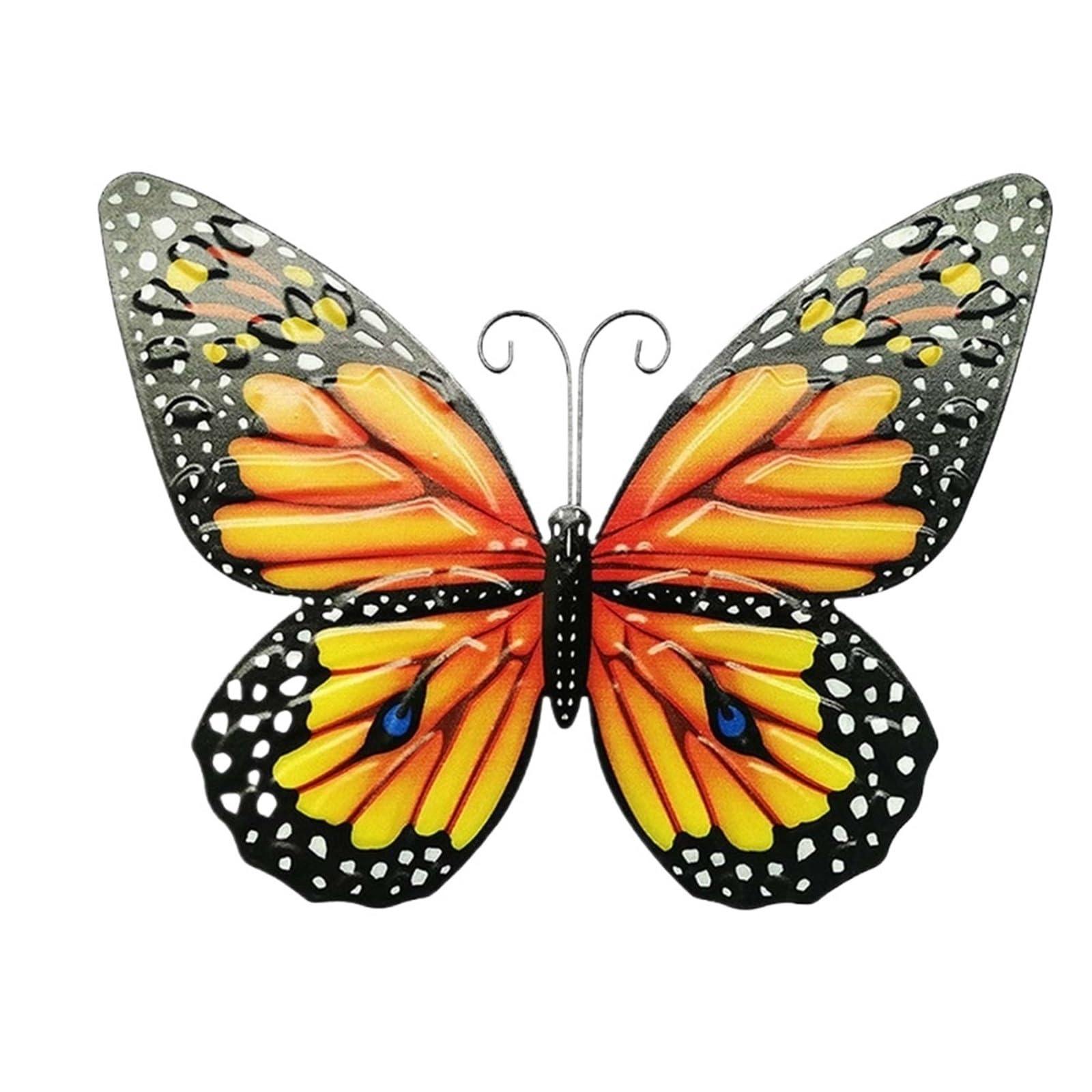 YUSUZH 4 Pcs Creative Yard Decoration Butterfly for Garden Fence Decor
