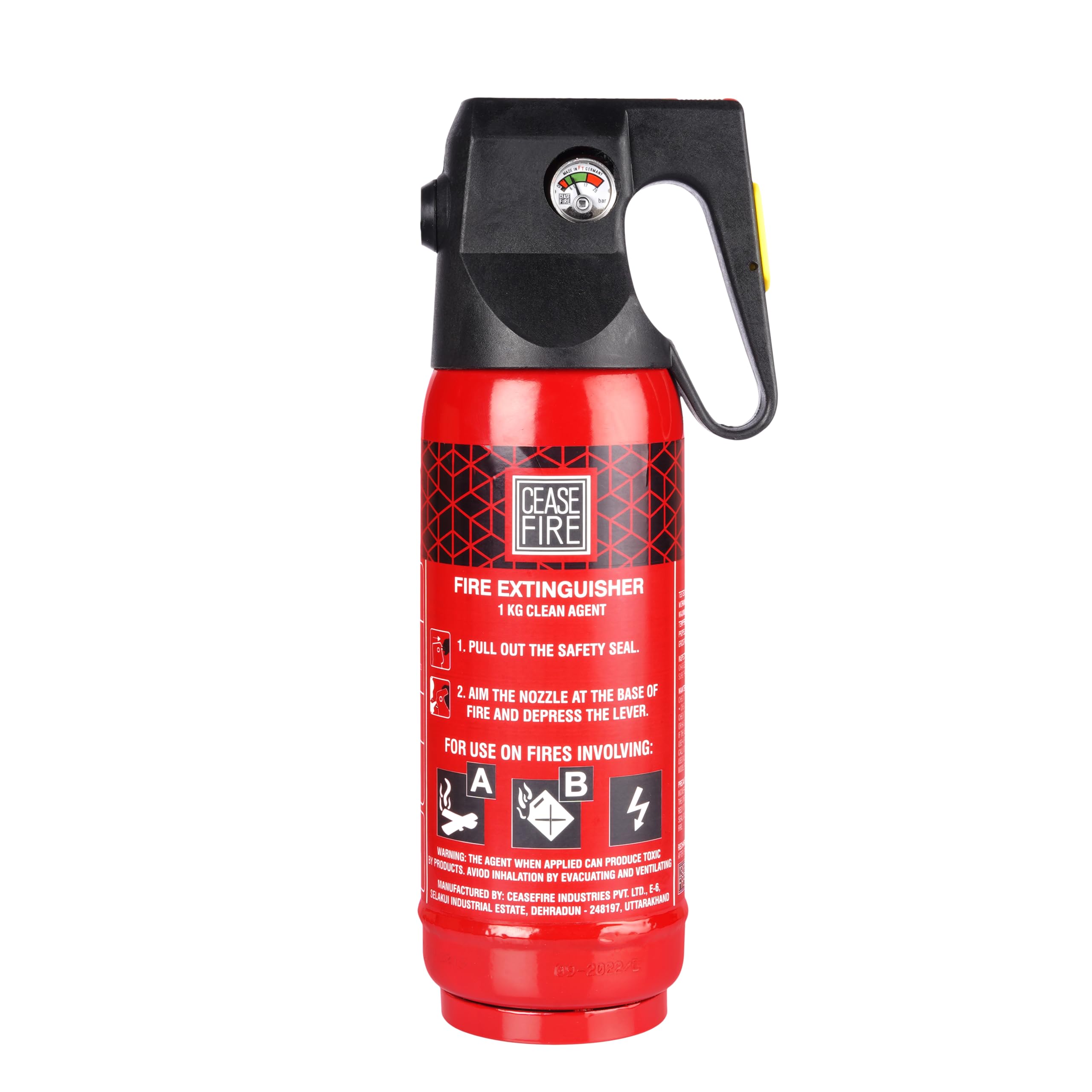 fire extinguisher clean agent fluoroketone (fk-5-1-12) 1 kg