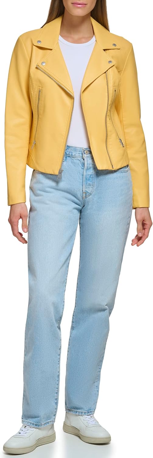 Levi's Women's Vegan Leather 538 Moto Jacket (Regular & Plus Size) - Image 2