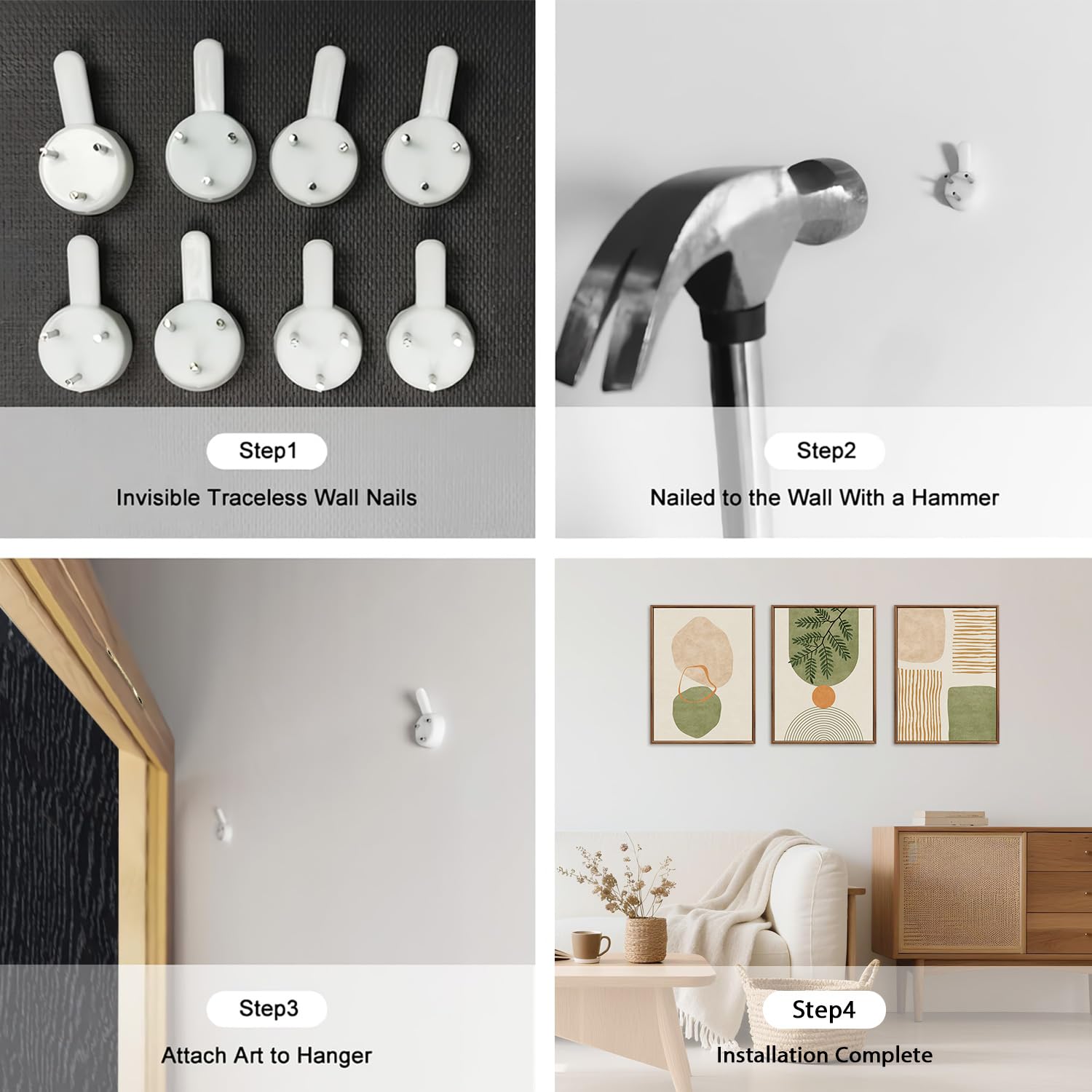 CHDITB 3 Stück Boho Wandkunst Weichgrünes Gerahmtes Leinwanddrucke Wandkunst Set Abstrakte Botanische Moderne Leinwand Wanddekoration Minimalistisches Bilder Grün Wandkunst Wohnzimmer