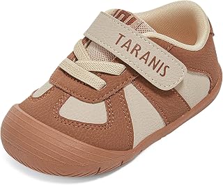TARANIS Infant/Toddler Shoes Baby Sneaker Boy Girl First Walking Shoes Lightweight Non-Slip Newborn Crib Shoes