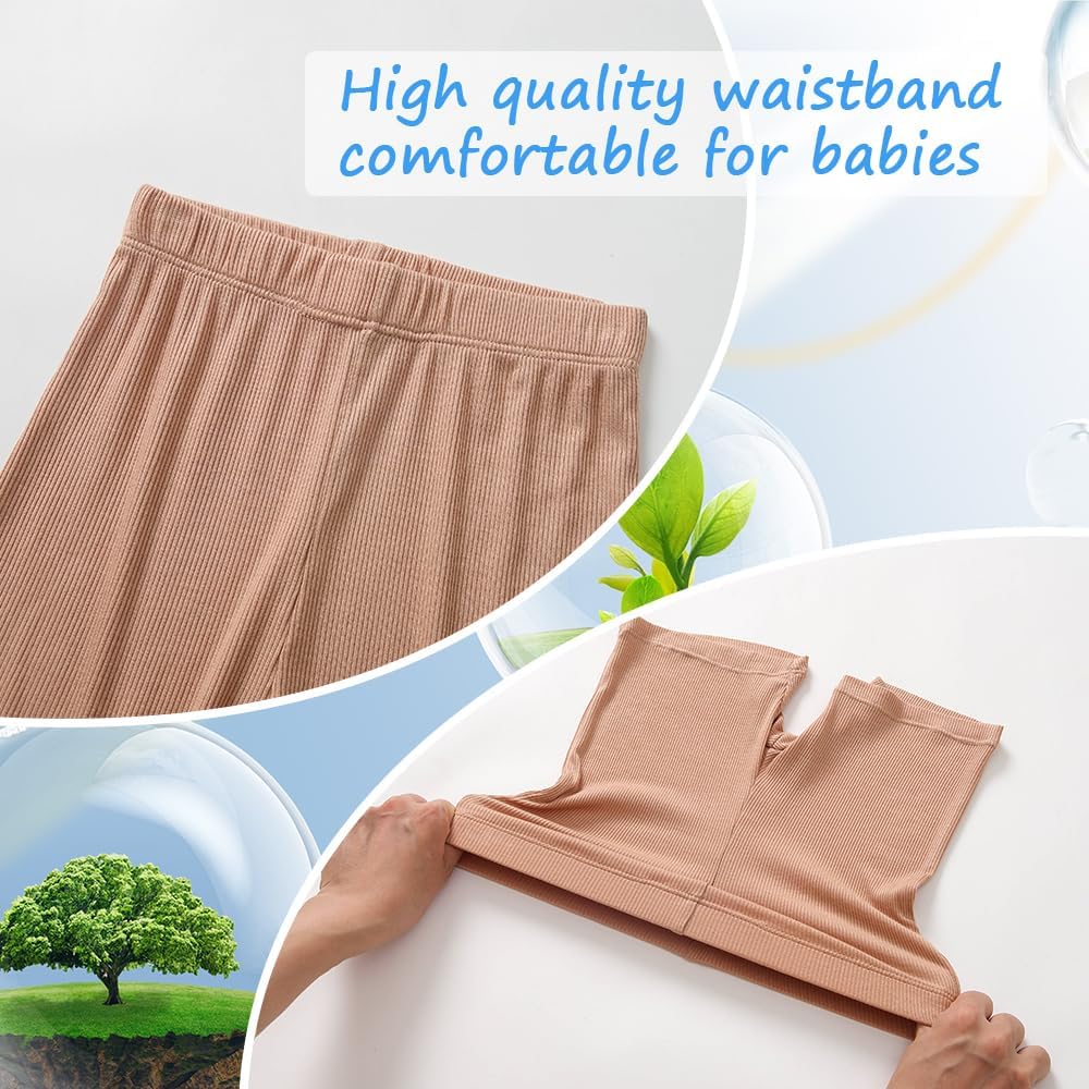 Zanie Kids Baby Toddler Pajamas Set Short Kids Summer Sleepwear Snug Fit Viscose Pjs Girls Boys - Image 5