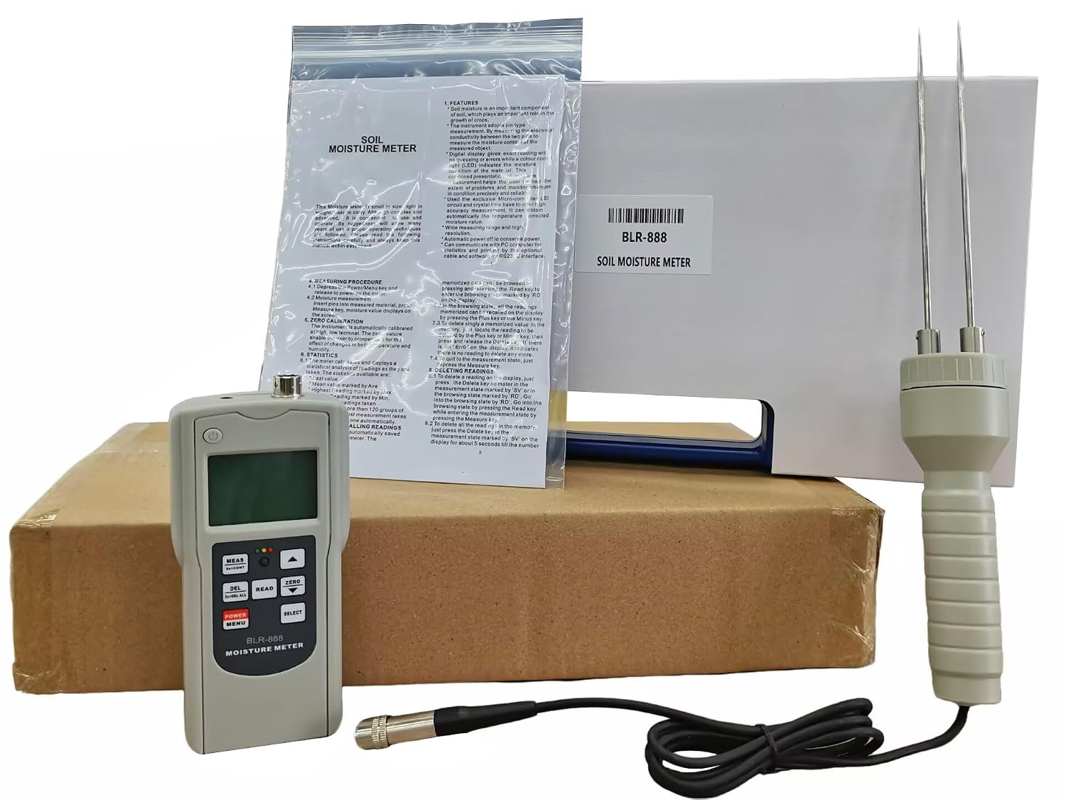 Handheld Soil Moisture Meter Tester with Soil Range 0~80%