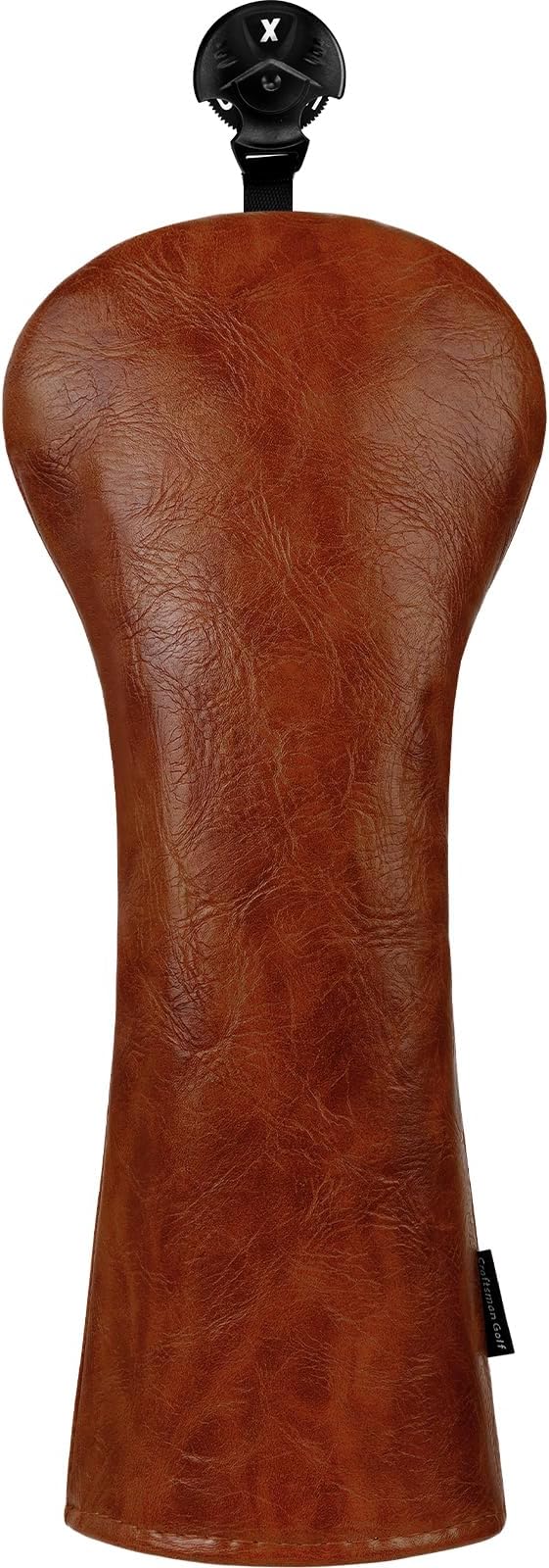 Premium Leather Brown Blade Mallet Putter Cover Driver Fairway Wood Headcover Cover Magnetic Closure