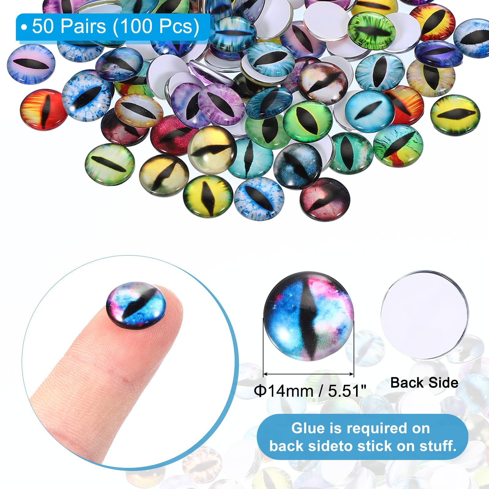 PATIKIL 12mm Dragon Eyes - Image 2