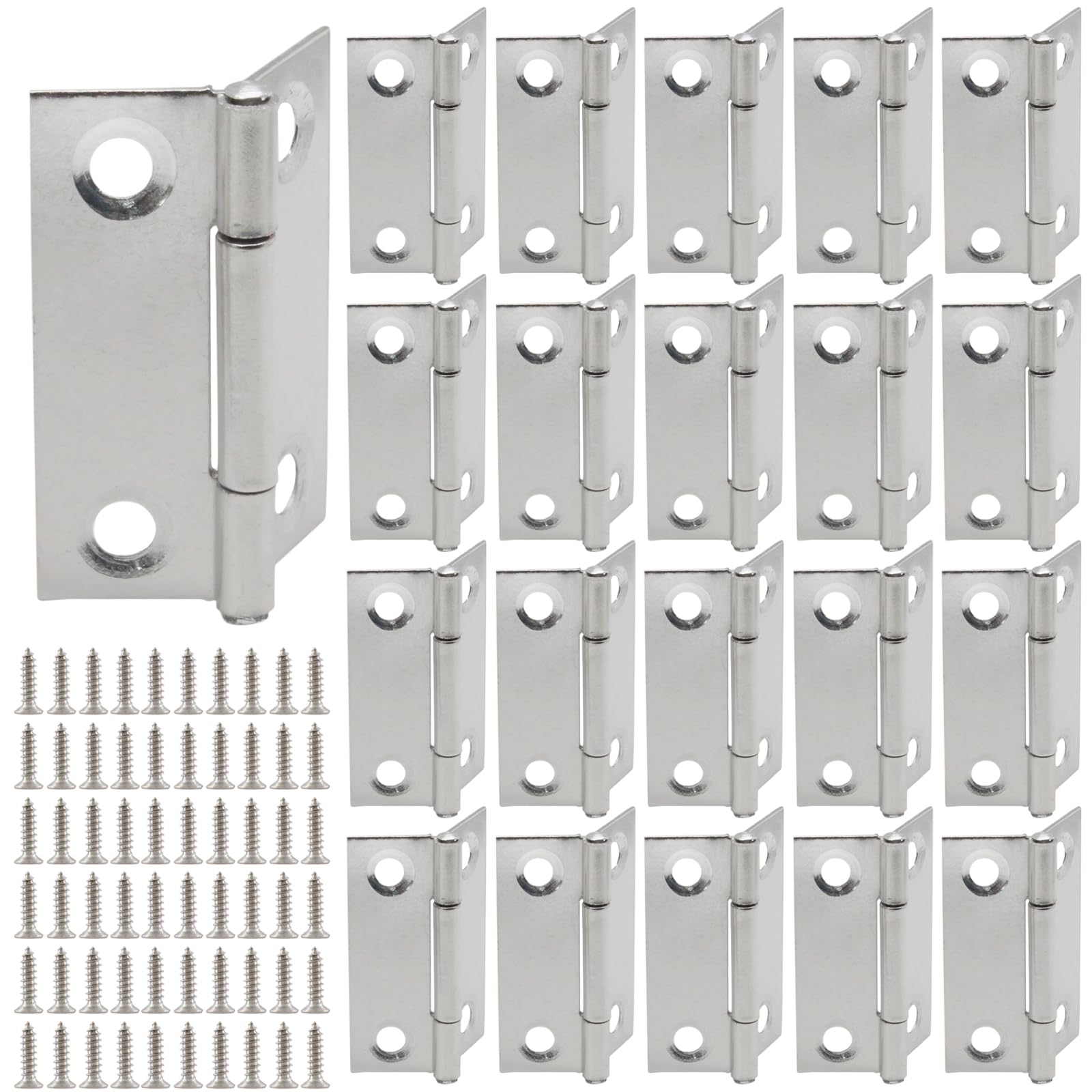 Luomorgo 1.5 Inch Mini Hinges, Stainless Steel Butt Hinges, -1 Luomorgo 1.5 Inch Mini Hinges, Stainless Steel Butt Hinges, -1