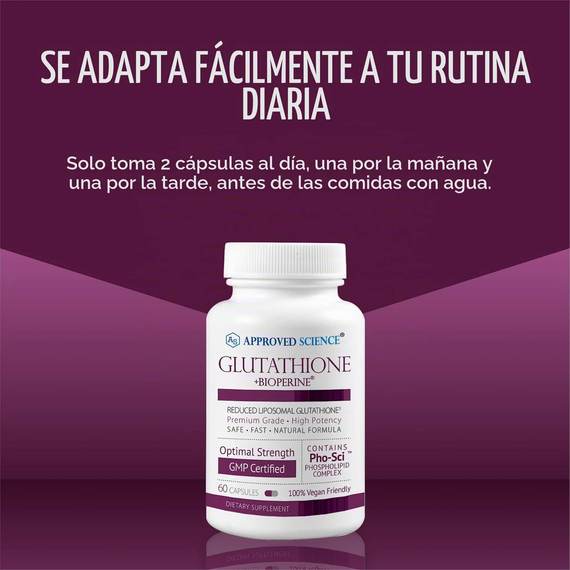 para que sirve el glutathione 500 mg Approved Science® Glutatión - Glutatión - Complejo de fosfolípidos, vitamina C, bioperina - Antioxidante superior ayudar a neutralizar los radicales libres - Apto para veganos BPC-157: The Secret Weapon It is also found neuropeptide research Size:4 bottles - 720 Capsules