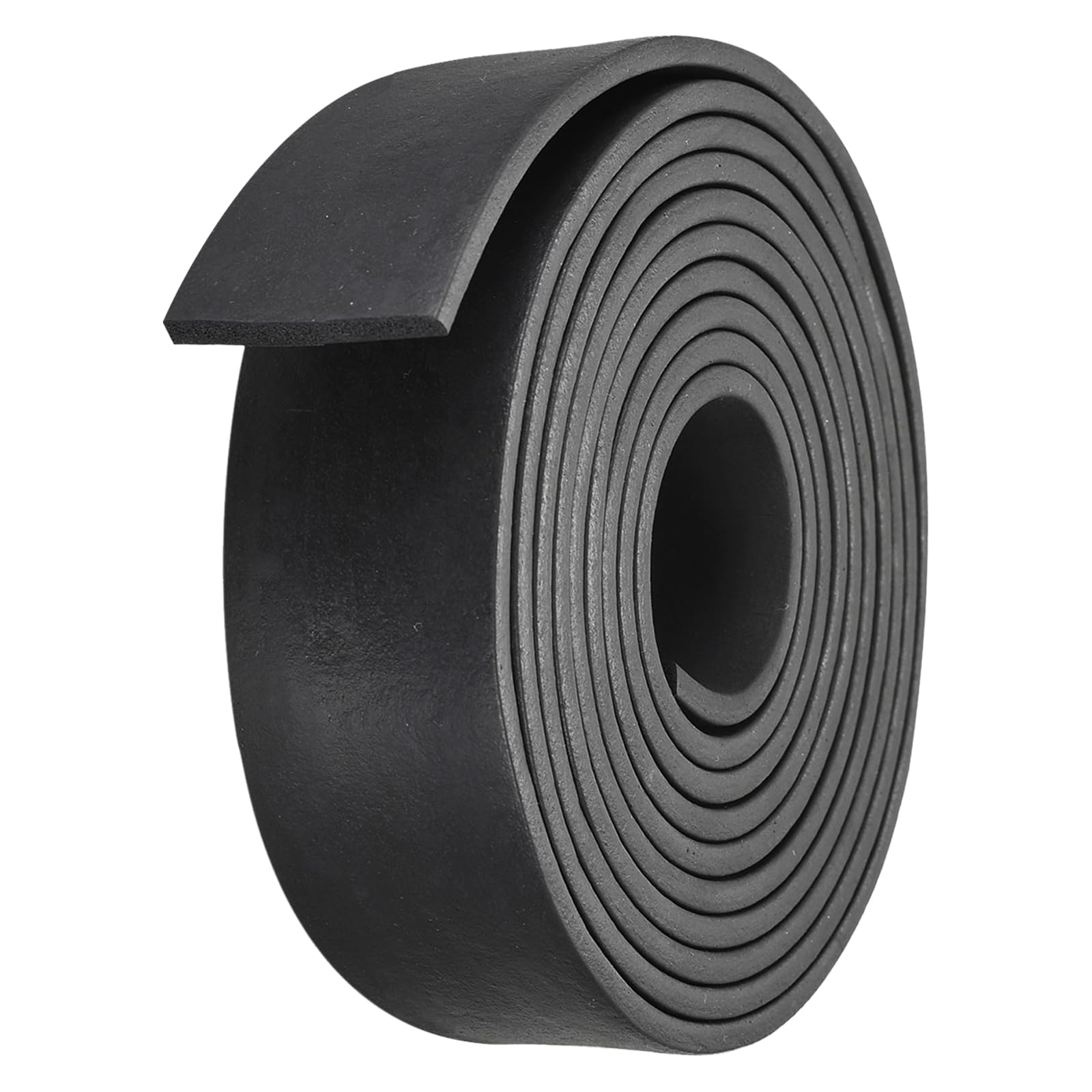 METALLIXITY EPDM Solid Rubber Strips (118.11" L x 1.57" W x 0.2" T) 1Pcs, Rubber Neoprene Seal Strips