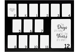 Pre-K-12 School Picture Mat : Archive and Celebrate Your School Years