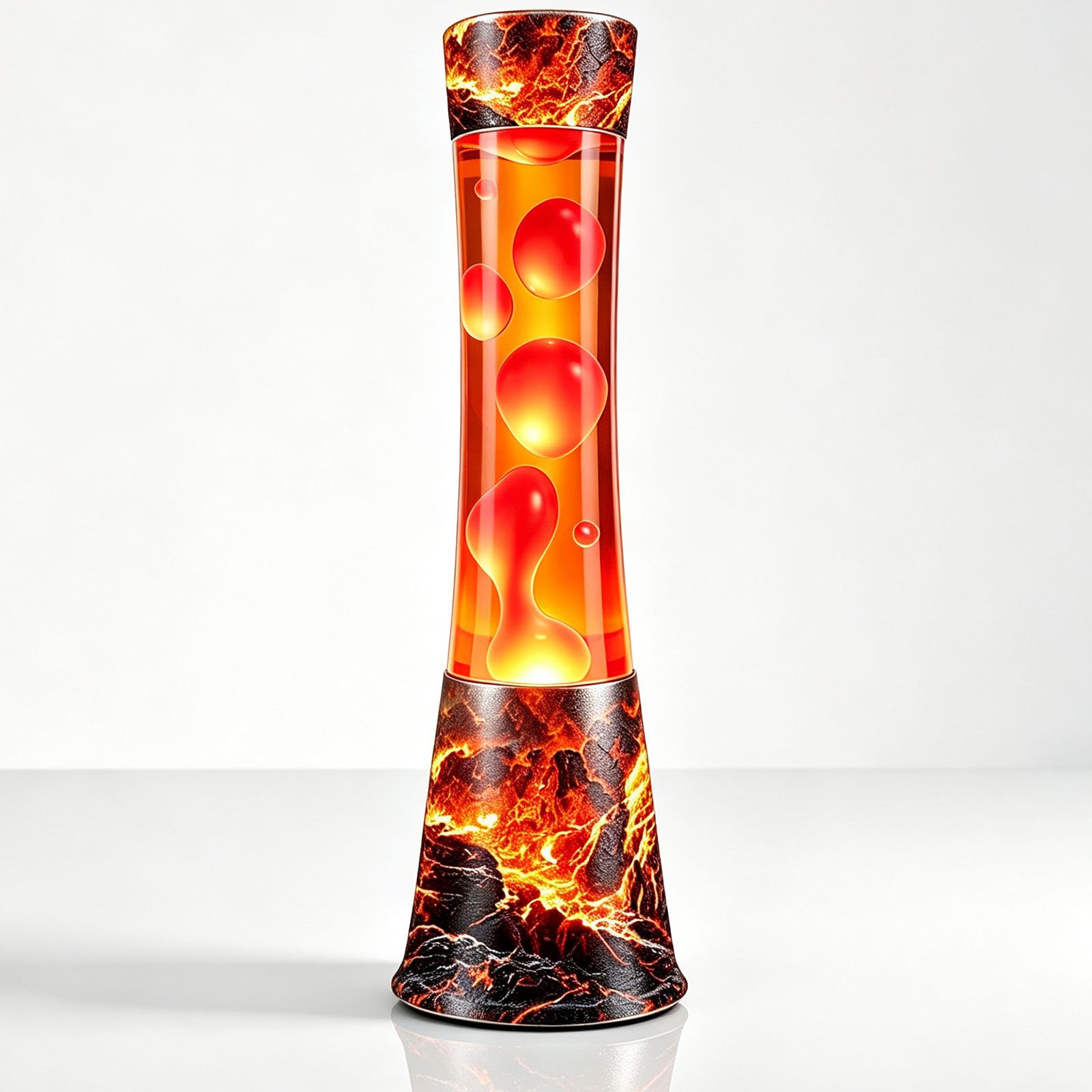 オレンジジュース モーションランプ 溶岩ランプ ライト Amazon.com: Motion Light, Volcano Lamp Orange Liquid Red Wax