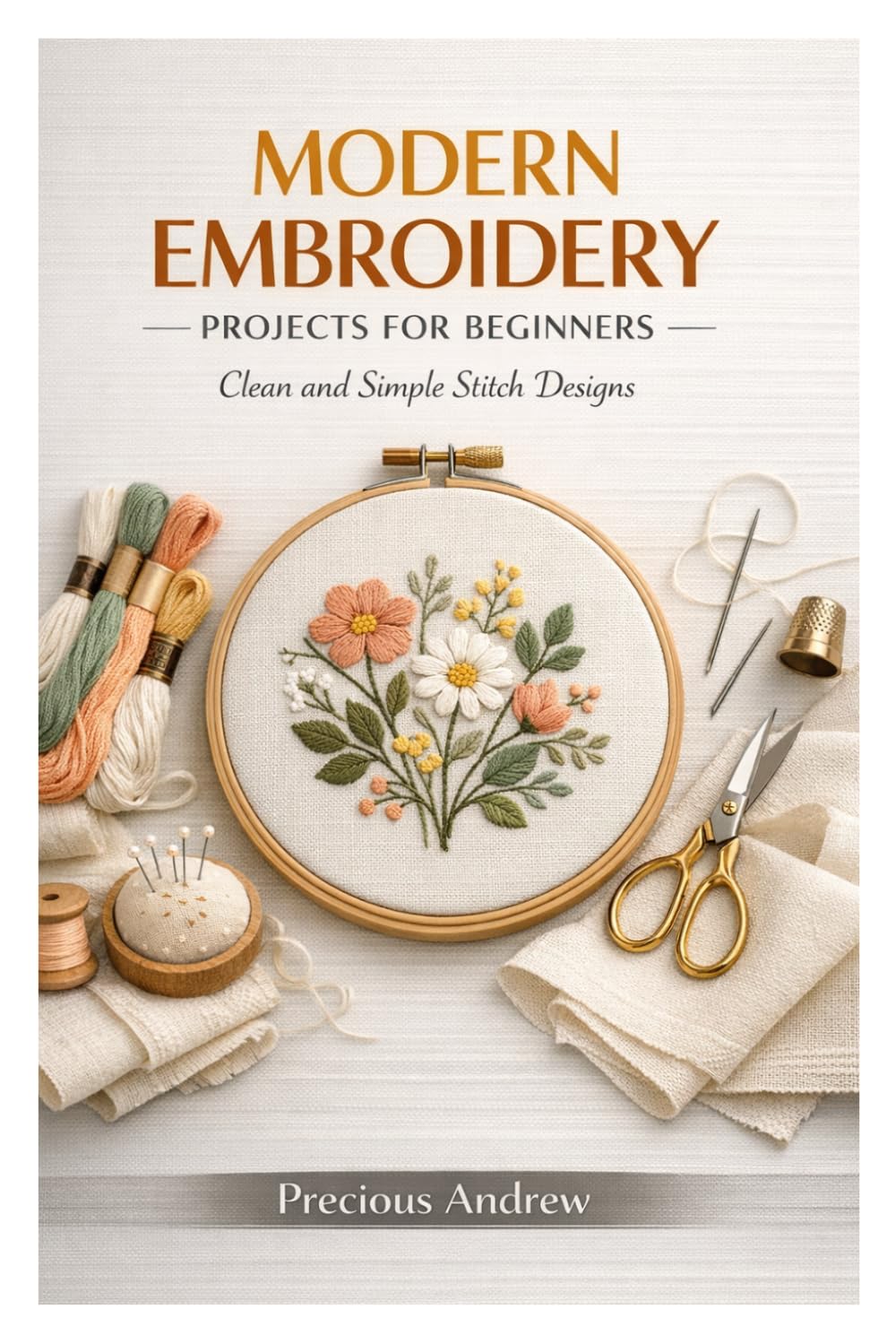 MODERN EMBROIDERY PROJECTS FOR BEGINNERS: Clean and Simple Stitch Designs