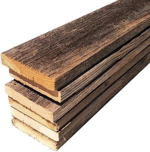 Miniatura 6 de Vigas de madera reciclada de estilo rústico para manualidades, proyectos y decoración