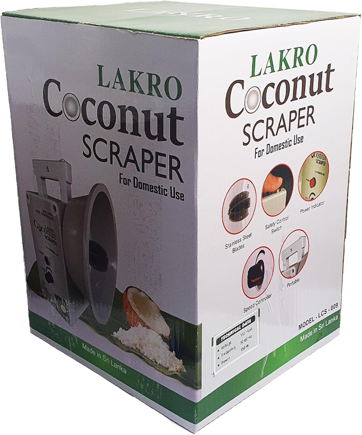 Domestic Electric Coconut Scraper Model LCS-009