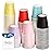 Prgery 120 Count 3oz Colorful Paper Cups,Mouthwash Cups, Disposable Bathroom Cups,Small Paper Cups 3oz Ideal for Bathroom,Supermarket,Birthday Party,Picnic and BBQ(Mixed Colors)