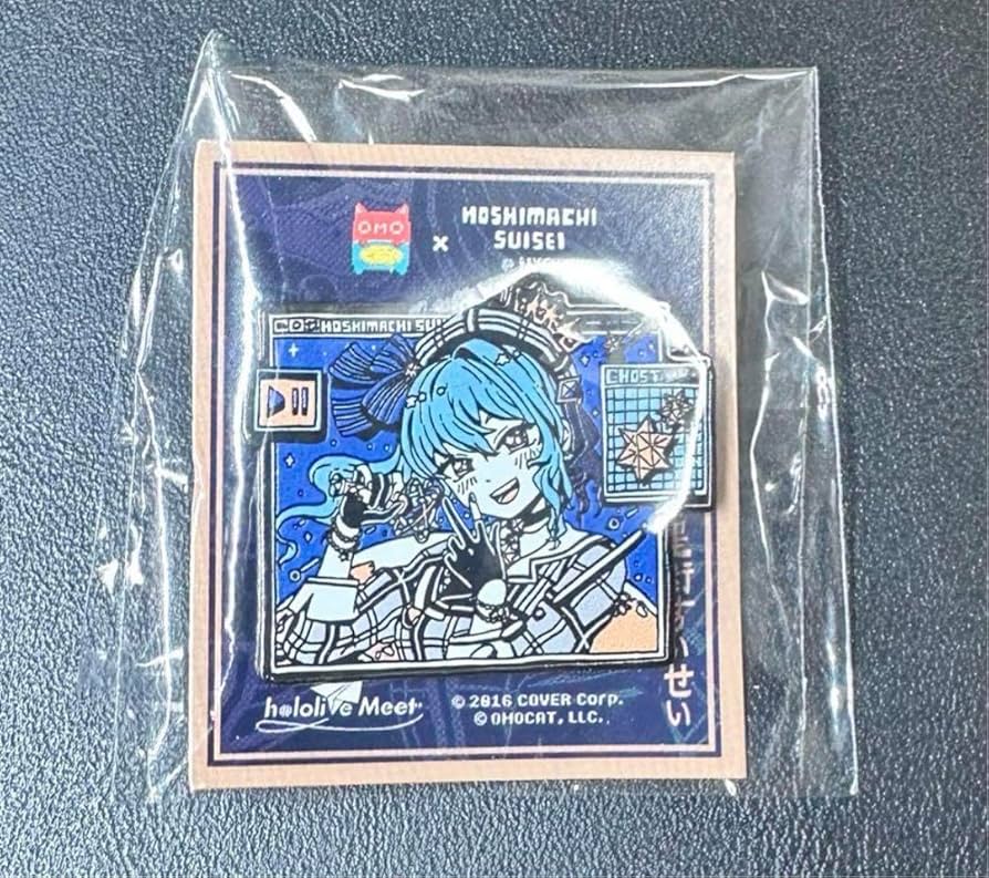 激レア　星街すいせい　NY ニューヨーク　海外限定　ピンバッジ Amazon.co.jp: 星街すいせい ピンバッジ omocat ホロ ライブ