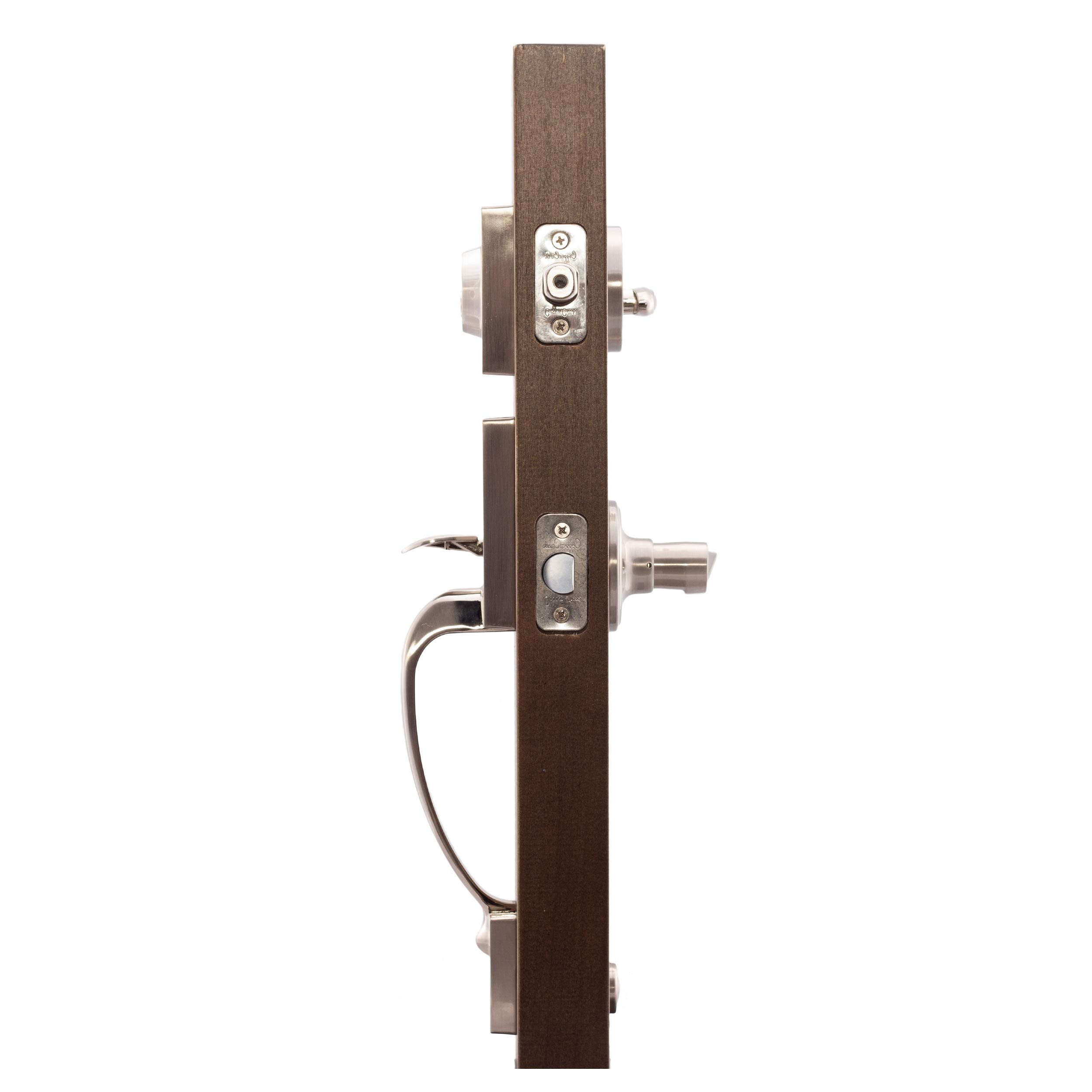 Copper Creek FZ2610XKLL-SS Craftsman Front Entrance Handleset in
