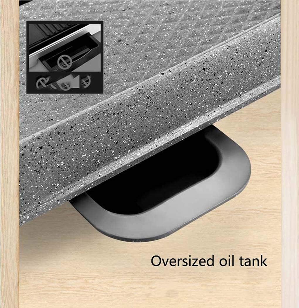 Barbecue Grill 1600W Multi-function Electric Grill, Household Electric Baking Pan Smoke-free Non-stick Barbecue Machine Teppanyaki Multi-function Barbecue Pot Smokeless Electric Cooker