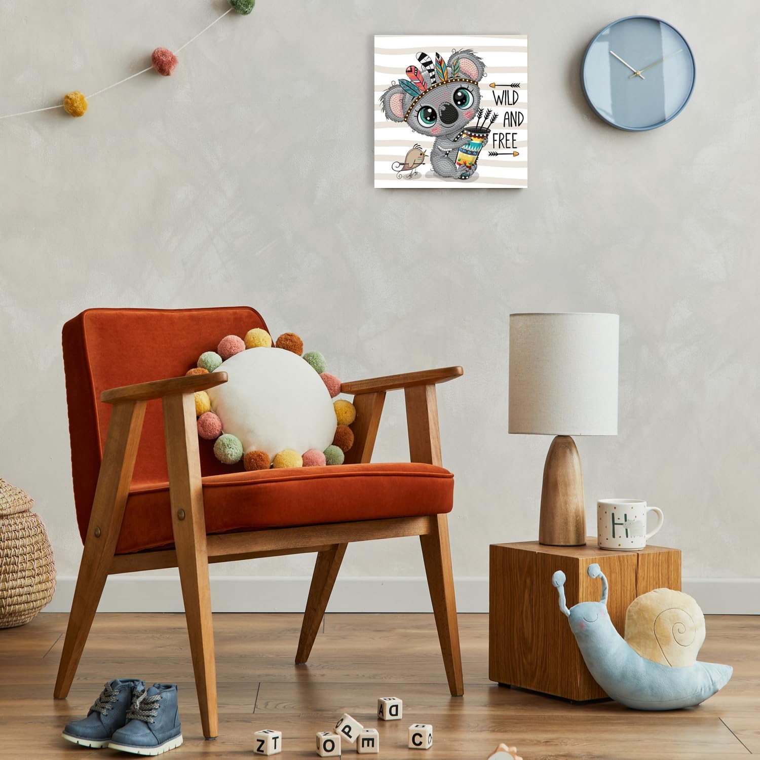 DIAMOND DOTZ Wild & Free Dotz Box Animal Diamond Painting Kits for Adults - Diamond Art Kits a Relaxing Creative Craft Kit with Dotz Gems 8.7"x8.7"