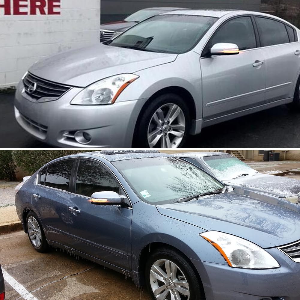 For 2007 2008 2009 2010 2011 2012 2013 Nissan Altima Side mirror turn signal Lights Clear Lens 26442ZX50A, 26443ZX50A