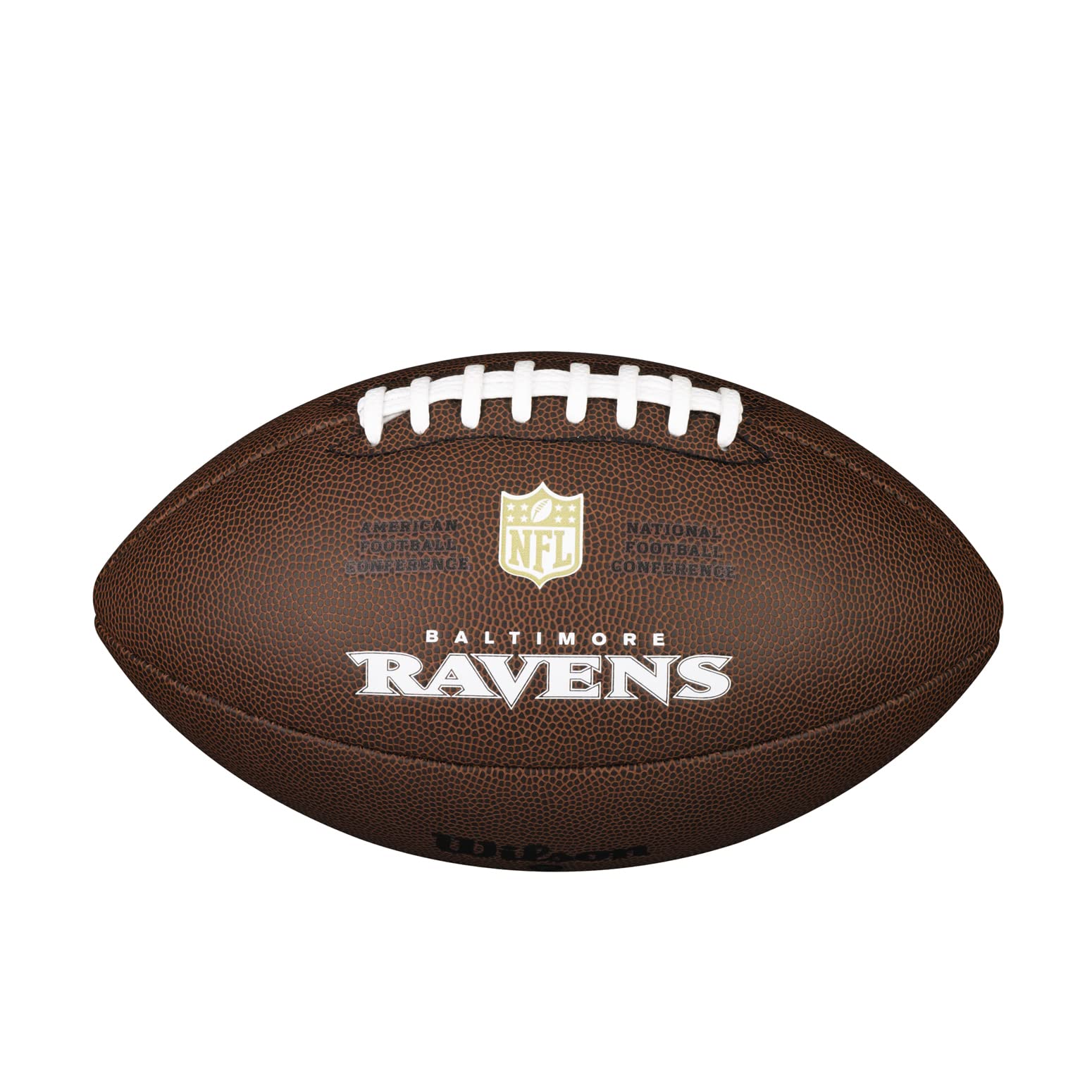 Wilson Sporting Goods Unisex Wilson American Football NFL TEAM LOGO oficjalny rozmiar mieszanej skóry, brązowy, oficjalny Wielka Brytania