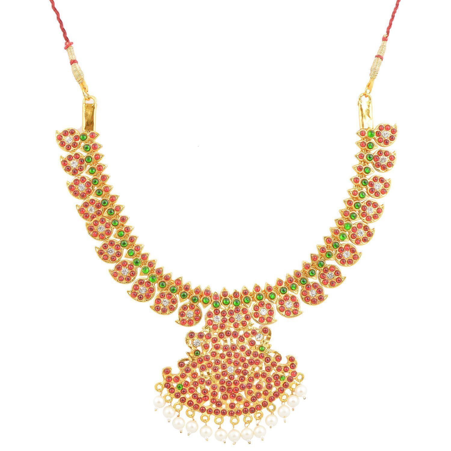 UG PRODUCTS Gold Plated Kemp Small Mango Mala for Women (Gold) (B01HTSXM32) Amazon Price History, Amazon Price Tracker