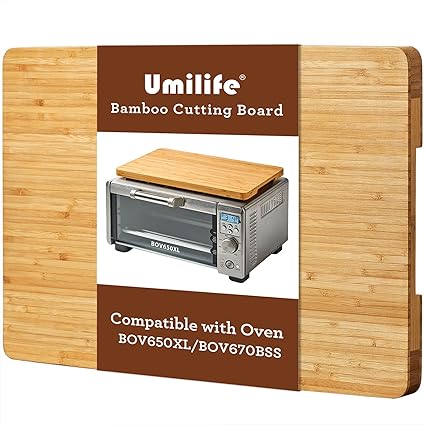 Cutting board for Convection Toaster Oven, Compatible with Breville BOV650XL Smart Oven, With Heat Resistant Non-Skid Silicone Feet, Creates Storage Space and Protects Cabinets Cupboard, 16.25x9.5 - ?