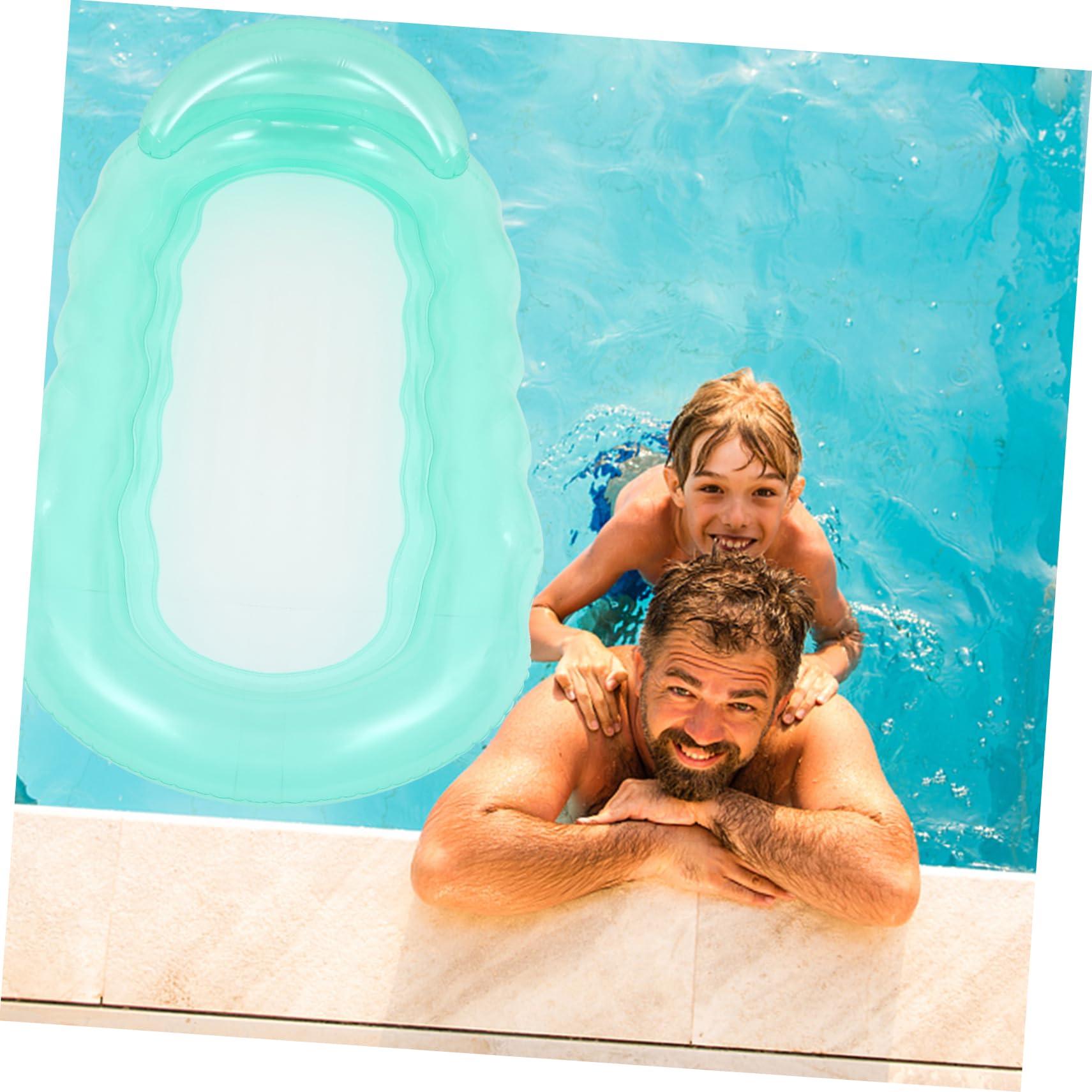 Aufblasbare Poolhängematte und Schwimmliege aus Reißfestem PVC für Entspannte Sommerstimmung im Pool mit Komfortablem Design und Atmungsaktiver Liegefläche