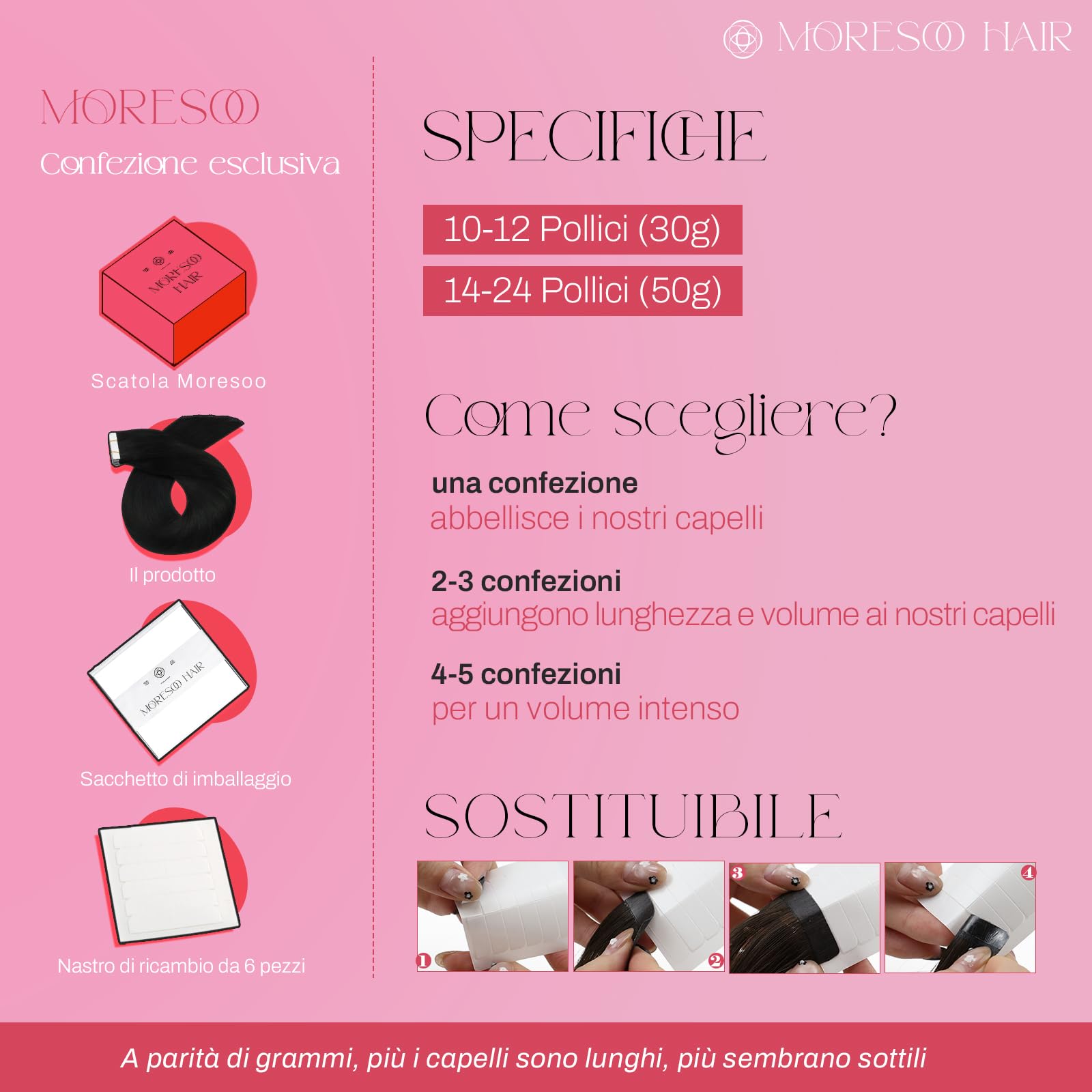 Moresoo Extensiones de Cabello Adhesivas Natural Balayage #2/6/2 Mezcla de Marrón Más Oscuro con Marrón Medio Cabello Humano Extension Adhesivas De Pelo 12 Pulgadas 30Gramo/20Piezas
