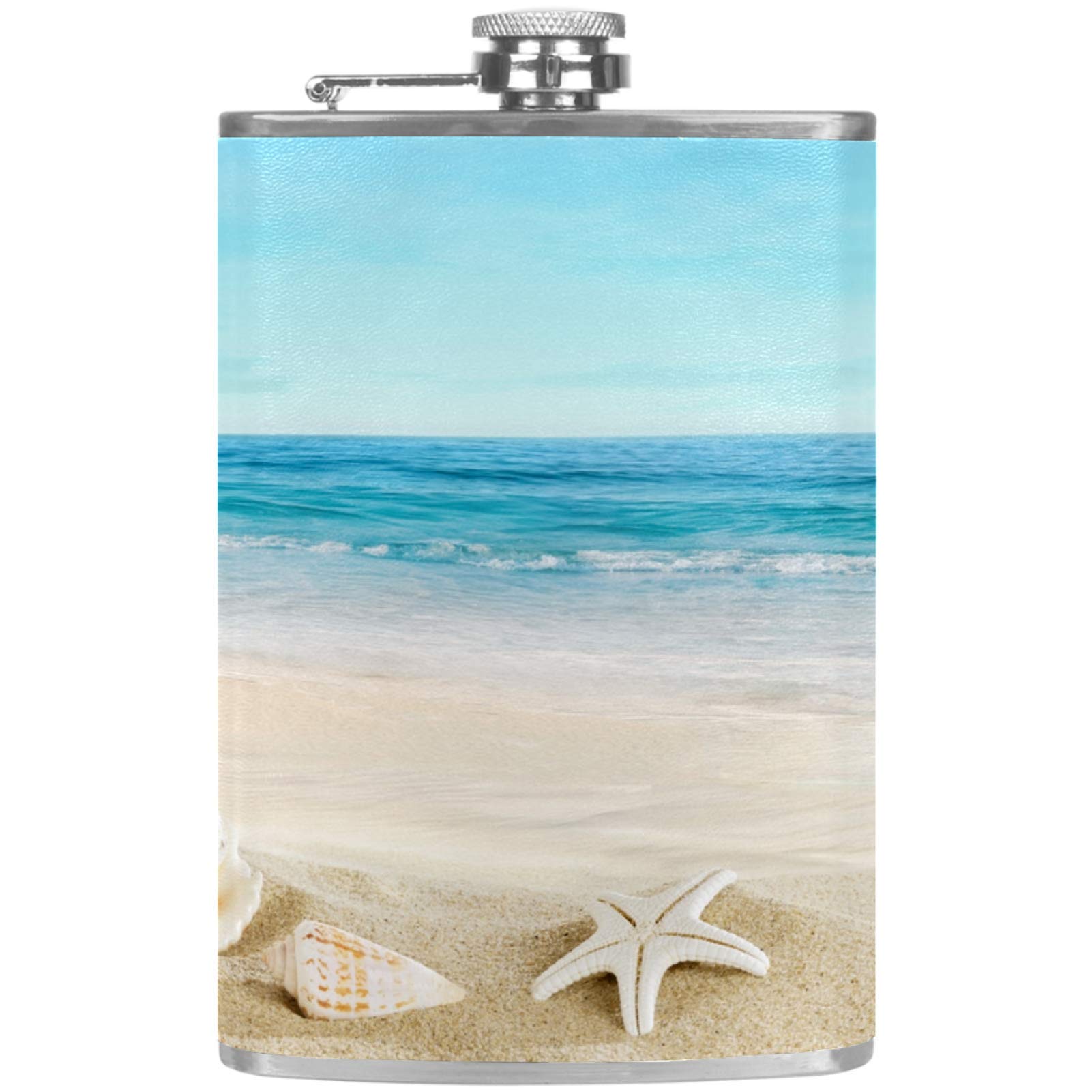 Flasque à whisky de poche pour vos soirées de camping à la plage et barbecues entre amis