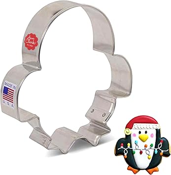 Ann Clark Cute Penguin Cookie Cutter, 4" Made in USA